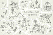 Hand Drawn 186 Wedding elements, an Outline Icon by Sasha Mitkalova (Thumbnail 1 of 10)