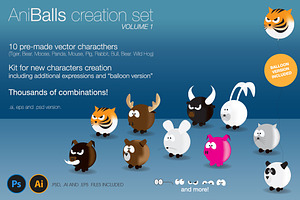 AniBalls, Character Creation Set