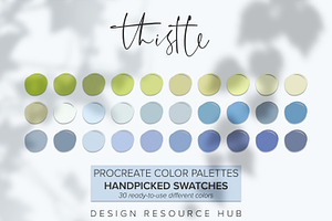 Thistle Procreate Palette