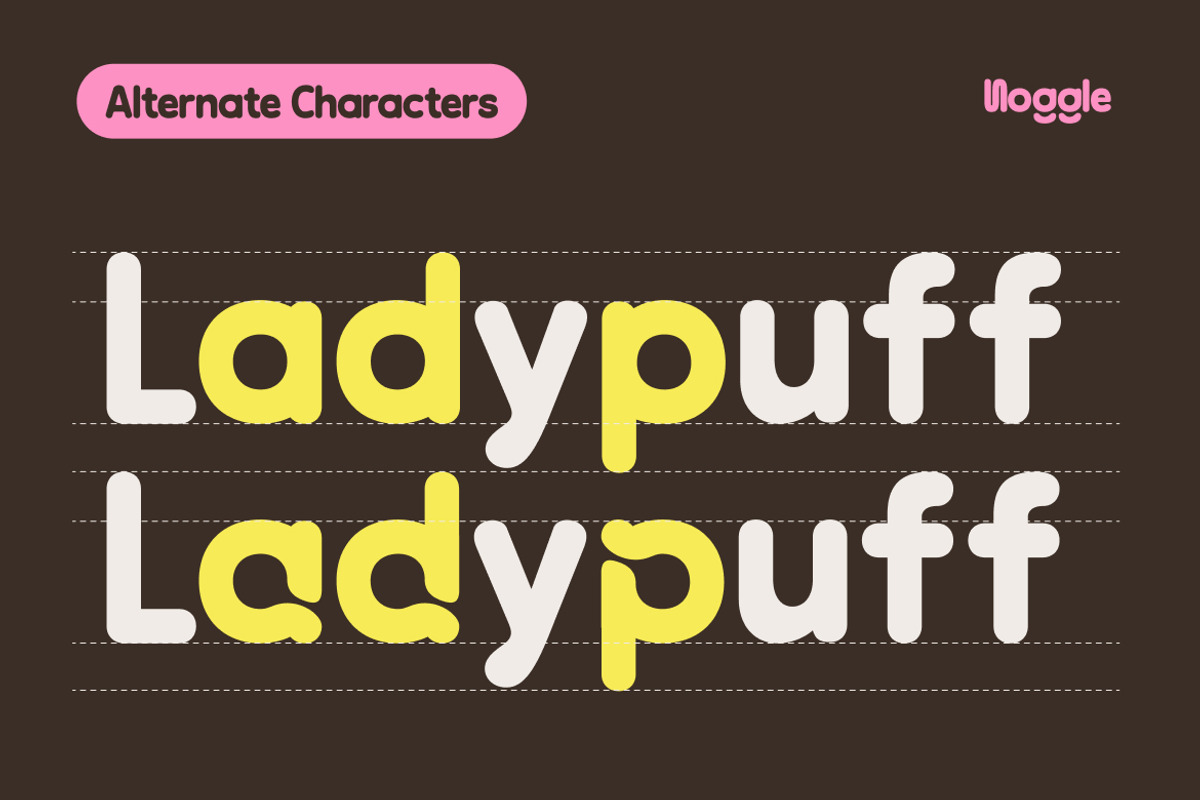 Noggle Cute Playful Rounded Font, a Sans Serif Font by Rasio Studio (Photo 3 of 9)