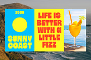 Renza - Bold Heavy Display Font, a Sans Serif Font by Mbonster Design Studio (Thumbnail 4 of 15)