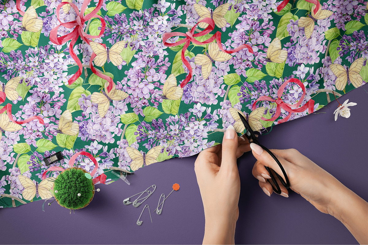 Lilac. Watercolor set., an Illustration by Tata Pilip (Photo 15 of 21)