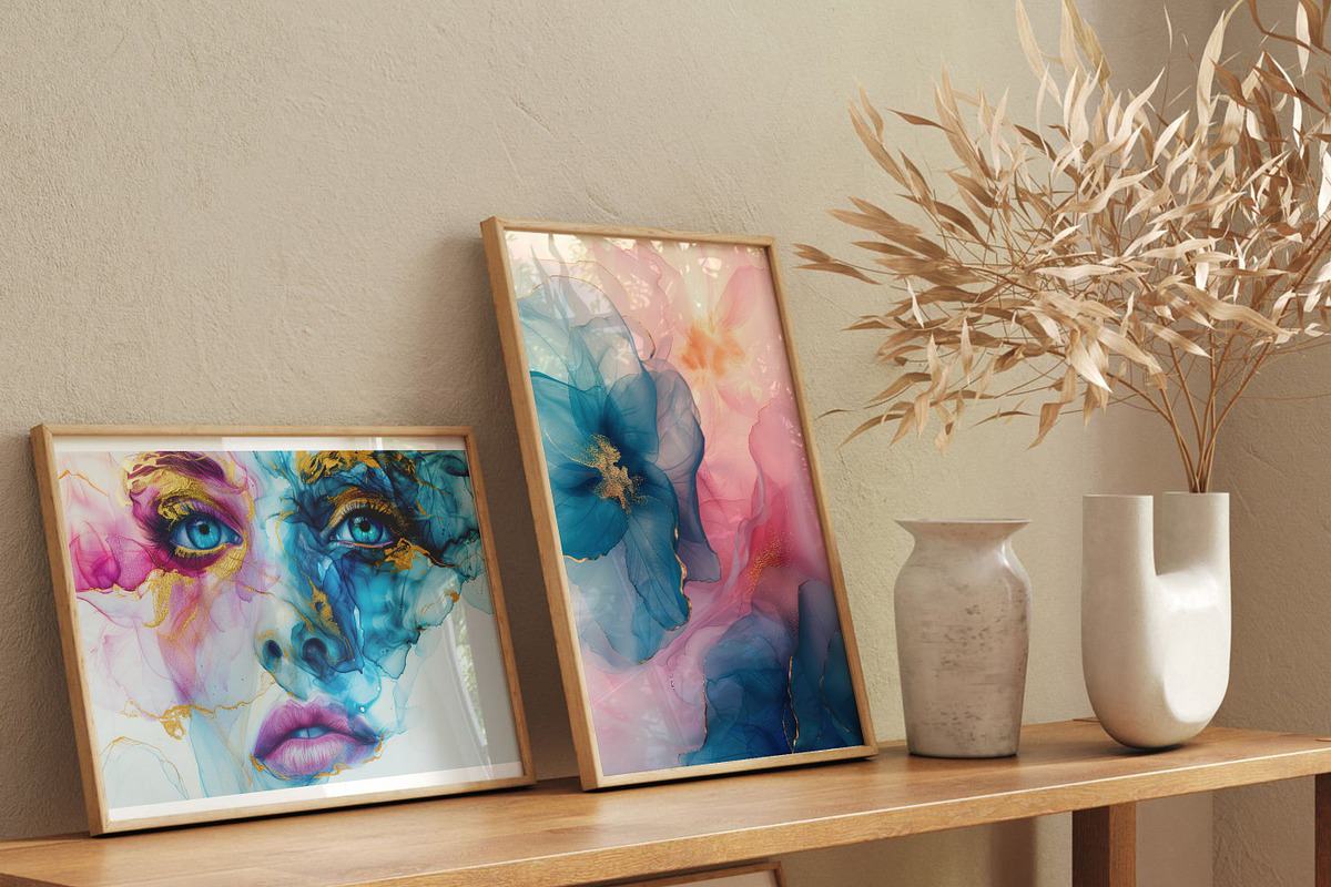 Abstract Alcohol Ink Art Collection, a Texture Graphic by O m N i  Studio (Photo 3 of 21)