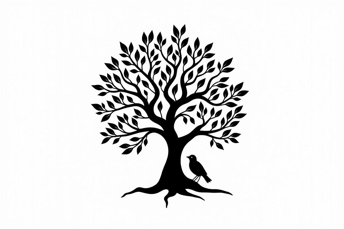 Tree Roots Silhouette Vector Pack, an Illustration by hafijul (Photo 2 of 8)