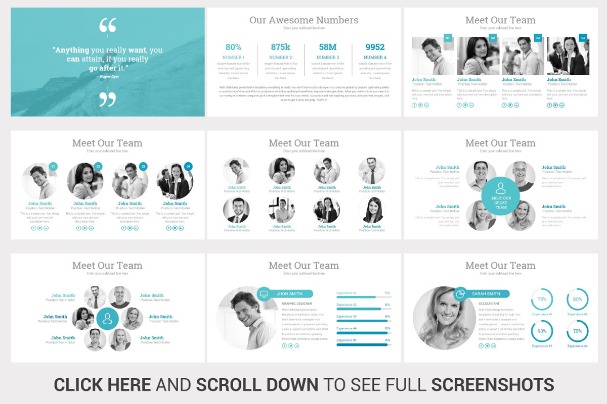 Creative PowerPoint Template, a Presentation Template by SlideSalad (Photo 7 of 20)