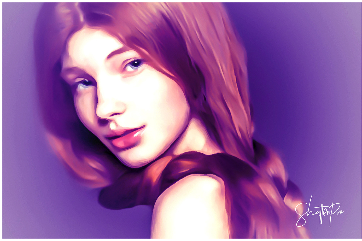 Lovely Oil Painting Effect Actions preview 5