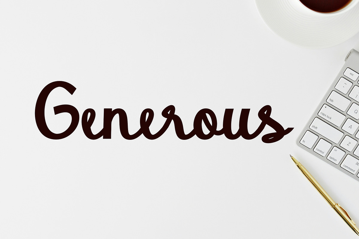Delicious //elegant script font, a Script Font by Fontcastle (Photo 2 of 5)