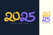 2025 Happy New Year design vector., a Branding & Logo Template by BARONSTD (Thumbnail 3 of 6)