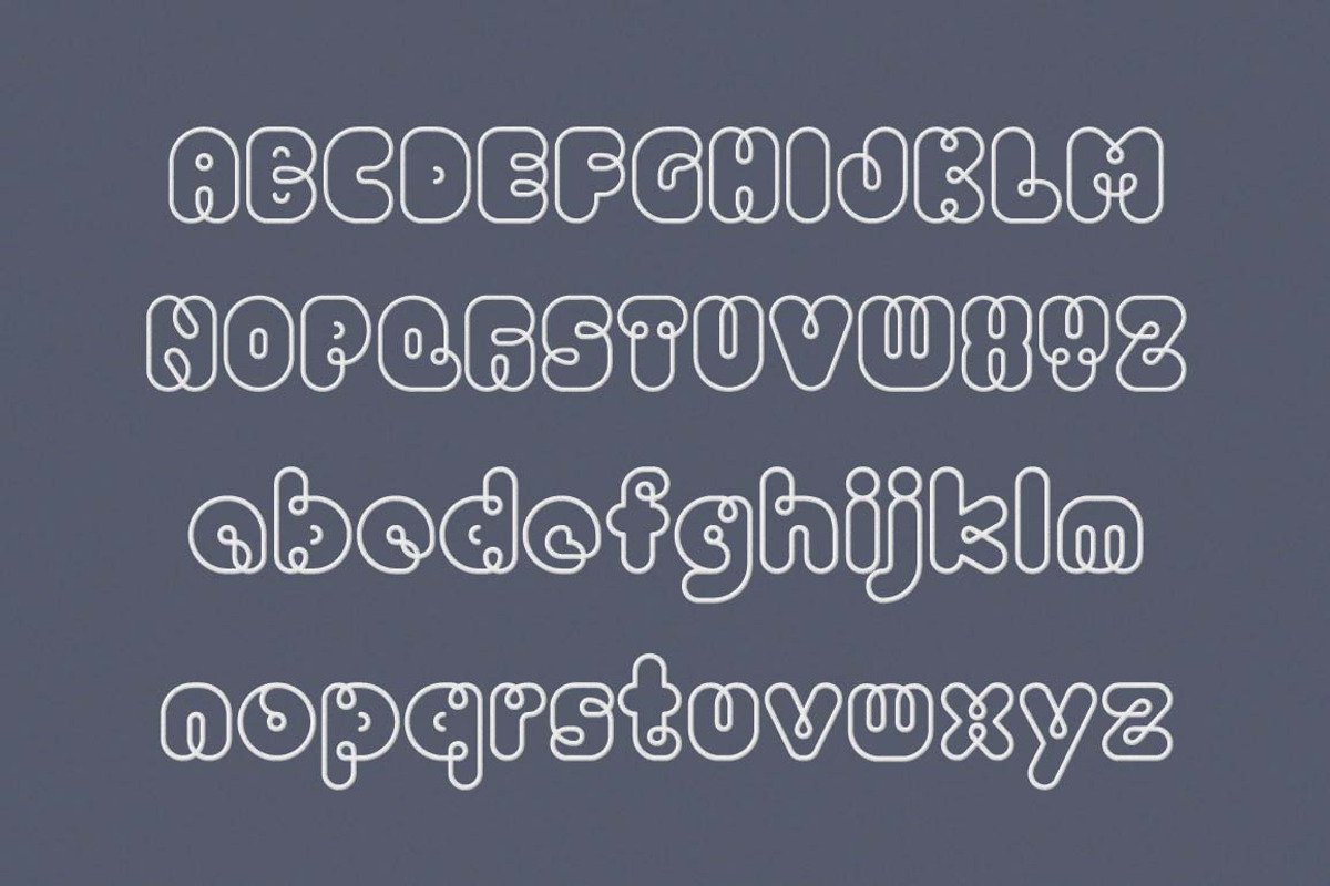PIO Rounded TrueType Font preview 2
