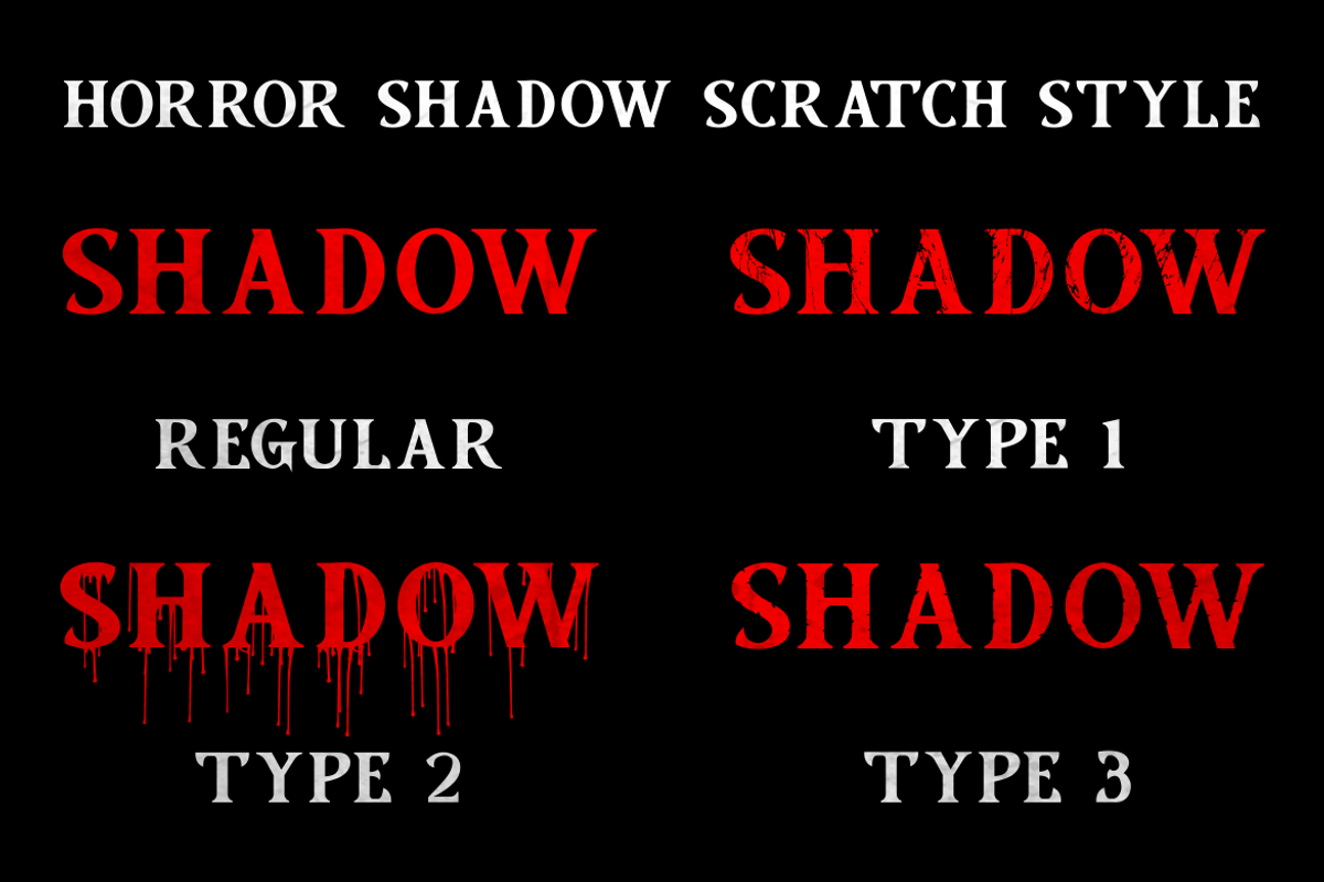 Crimson Horror Horror Font, a Font by PutraCetol Studio (Photo 6 of 11)