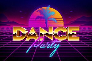 80s Text and Logo Effects Vol.2, a Layer Style Add-On by Hyperpix Productions