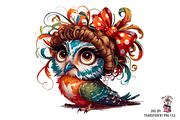 Quirky Parrot PNG Clipart Bundle, a Graphic by Clipart Bloom (Thumbnail 5 of 15)