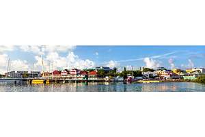 Waterfront view of Redcliffe Quay in, an Architecture Photo by Leonid Andronov