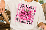 In October We Wear Breast Cancer PNG, a Seasonal Illustration by Rose Art (Thumbnail 2 of 4)