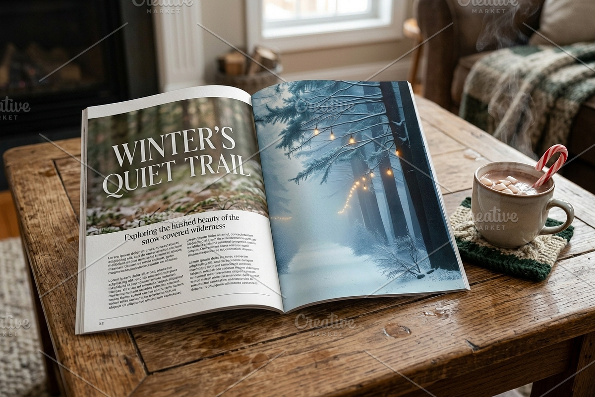 Winter Wonderland Path | Stock Photo, a Holiday Photo by Aura Canyon HQ (Photo 7 of 7)