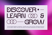 Agalio - Futuristic Display Font, a Sans Serif Font by Pandeka Studio (Thumbnail 5 of 9)