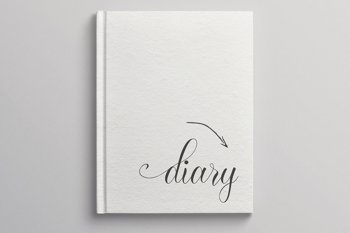 Diary Handwritten Script Font, a Script Font by Jrray Studio (Photo 2 of 8)
