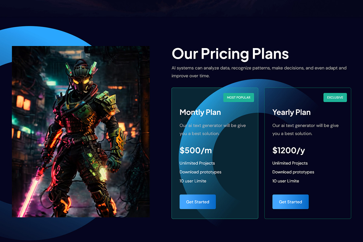 Aithm - AI Agency & Startup Template preview 6