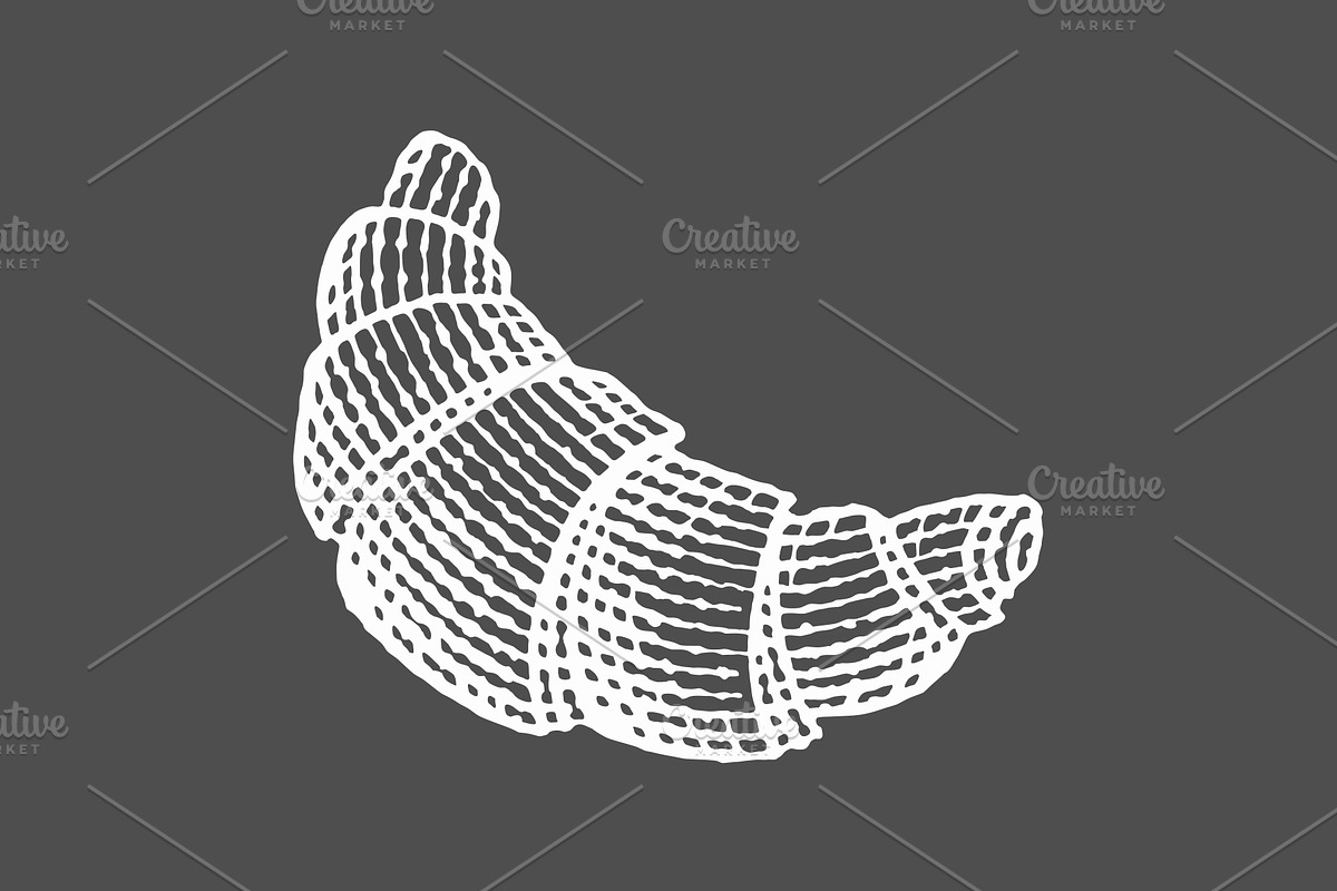 Croissant, an Illustration by Irina Trusova (Photo 3 of 3)