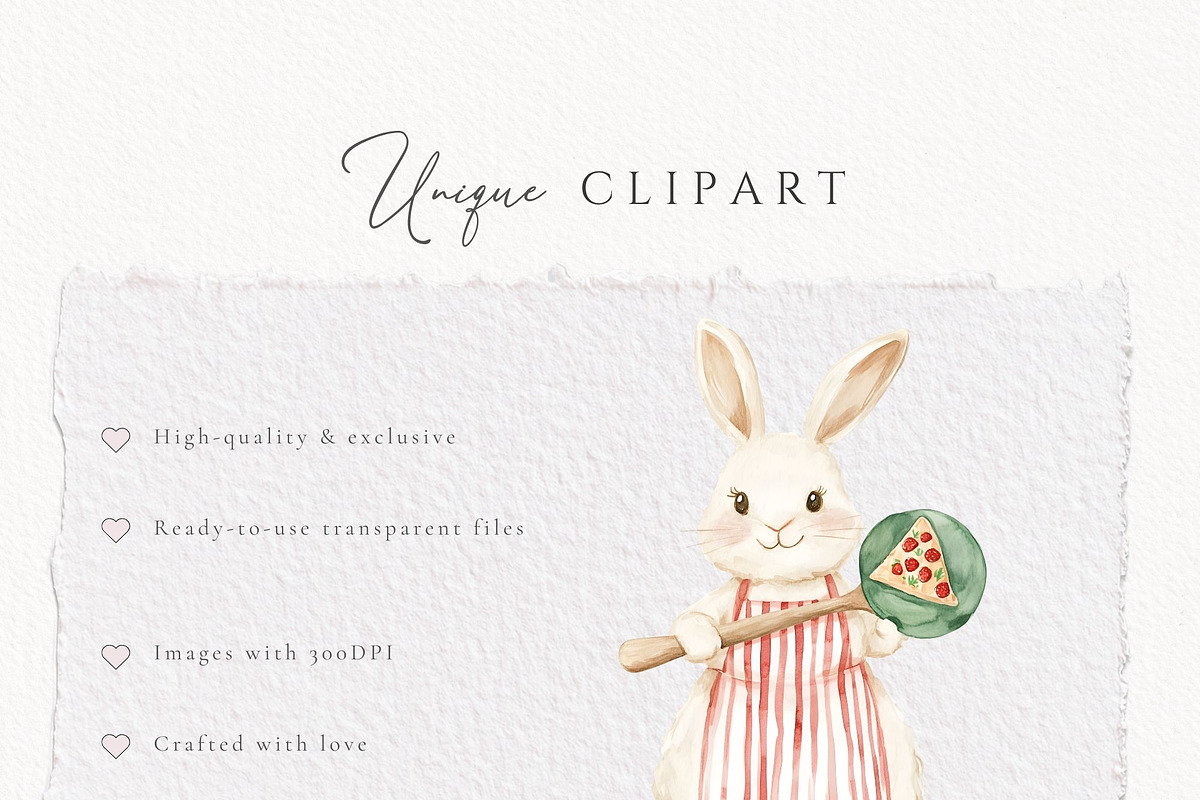 Pizza Shower Cute Pizzeria Animals, a Food Illustration by Invite to Clipart (Photo 8 of 8)