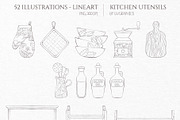 Kitchen Utensils Illustrations, an Object Illustration by GVGraphics (Thumbnail 6 of 8)