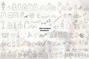 Christmas Hand Drawn Doodle Elements, a Decorative Illustration by kh_cat (Thumbnail 1 of 5)
