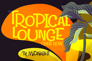 Tropical Lounge Interlocking Vintage