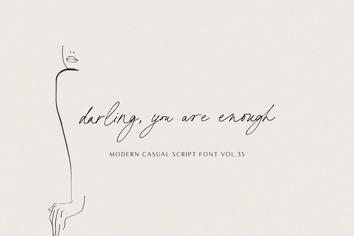 printed moments//modern casual font, a Script Font by PeachCreme (Photo 13 of 20)