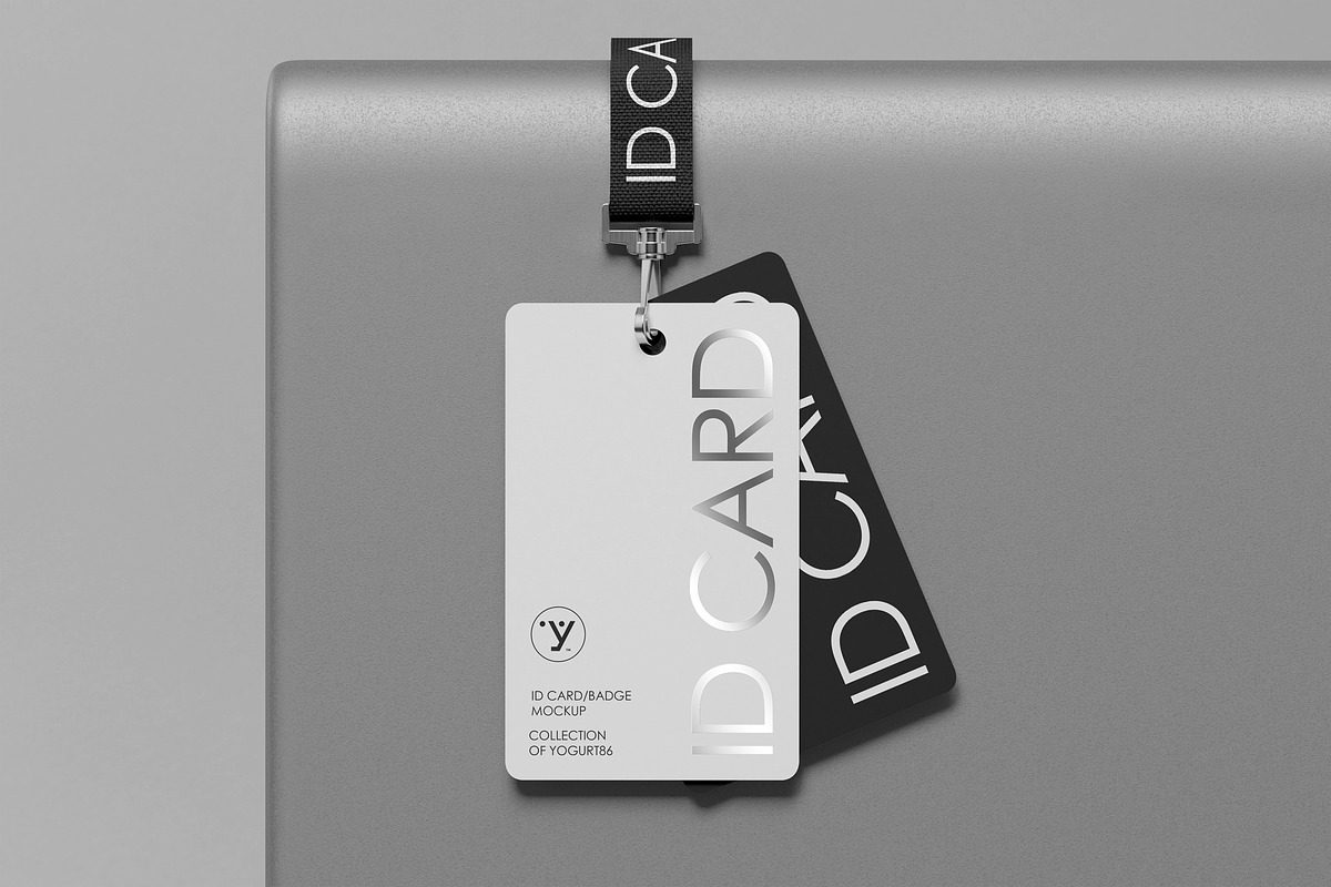 Leash ID Card Mock-up, an Advertising Mockup by Yogurt86 (Photo 10 of 10)
