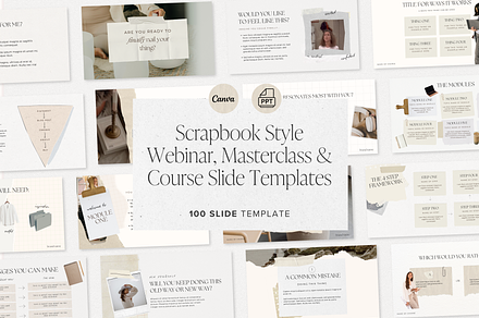 Scrapbook Webinar Course Slide Deck