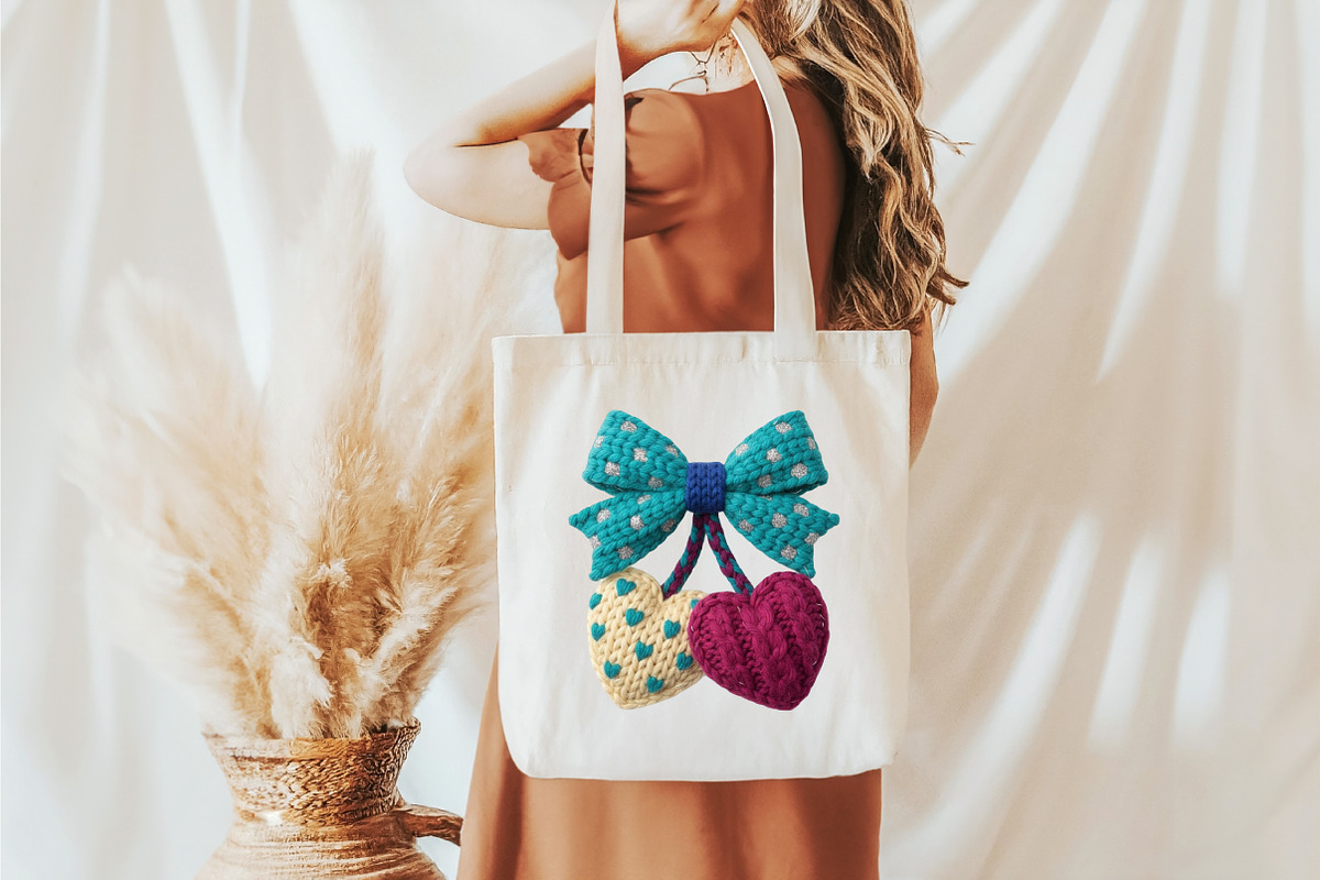 Faux Crochet Valentines Day Png, an Illustration by designcity5 (Photo 3 of 9)