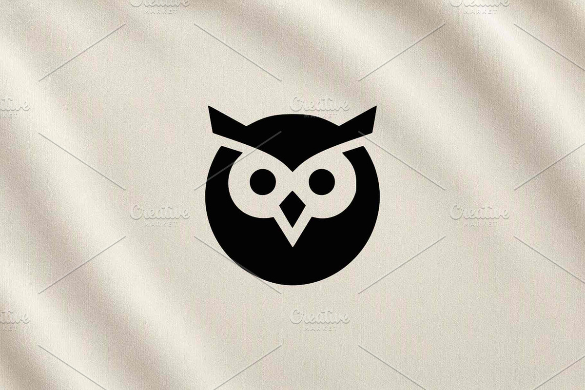Round Owl Icon, a Branding & Logo Template by Vectorium Studio (Photo 3 of 4)