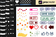 135 Procreate Pixel Art Brushes, a Brush Add-On by DrawingStoryShop (Thumbnail 4 of 6)