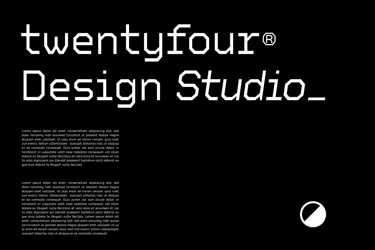 HF Mourtec Monospaced, a Sans Serif Font by 24Design Studios (Photo 10 of 14)
