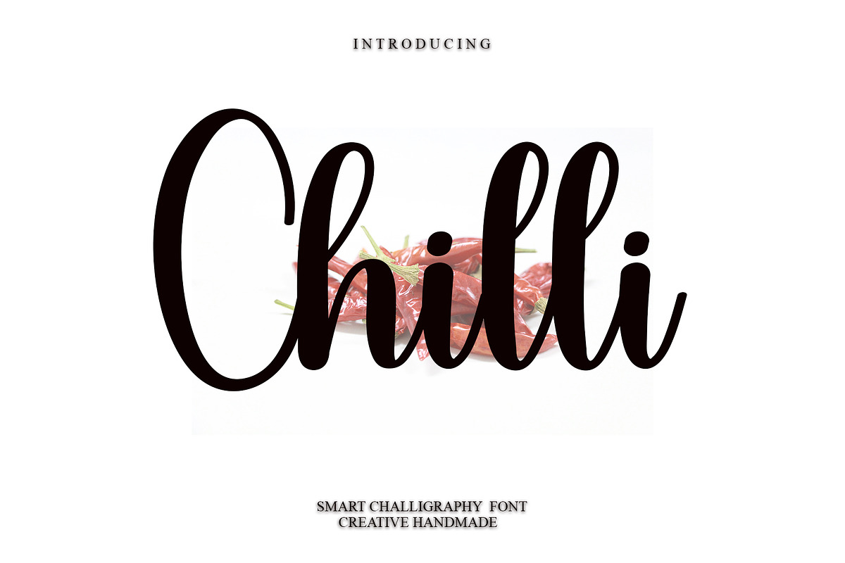 Chilli, a Script Font by FreshTypeINK (Photo 1 of 6)