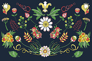 Floral elements doodle set ., an Object Graphic by RAINBOWIRMA (Thumbnail 3 of 4)