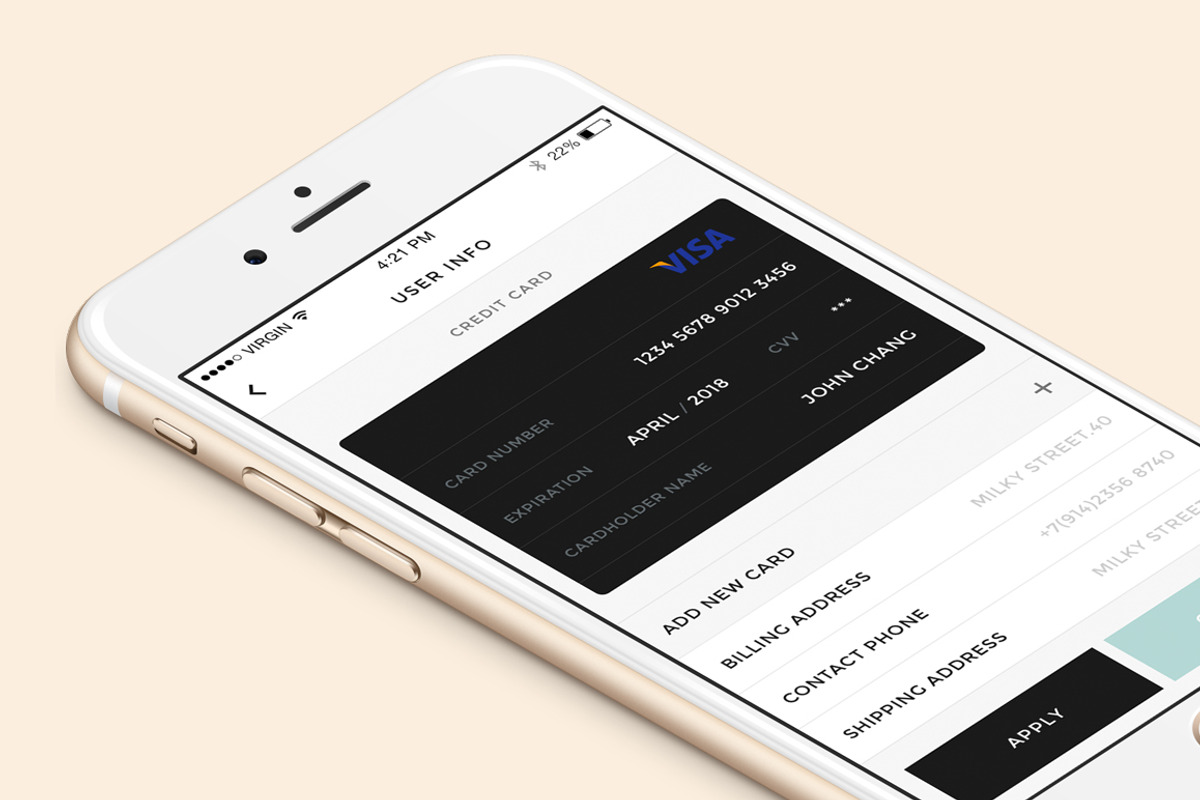 Monobrand iOS UI Kit, an UI Kit Template by Great Simple (Photo 4 of 5)