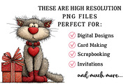 Whimsical Valentine's Day Clipart, an Illustration by OK Design (Thumbnail 6 of 6)