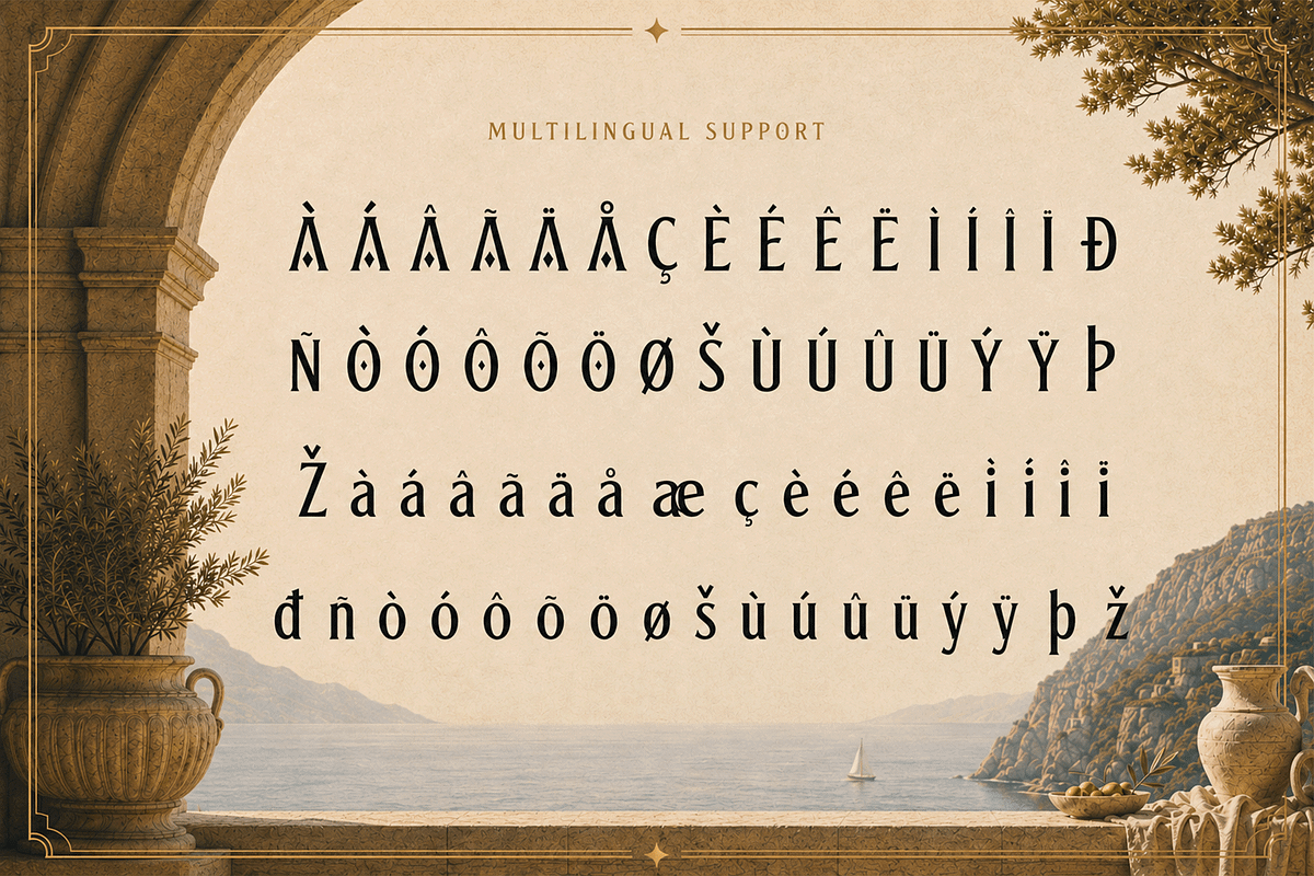Aurelian - Elegant Serif Typeface, a Serif Font by overlaytemplates (Photo 5 of 5)