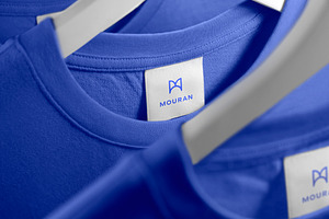 Logo Mockup Label T-Shirts