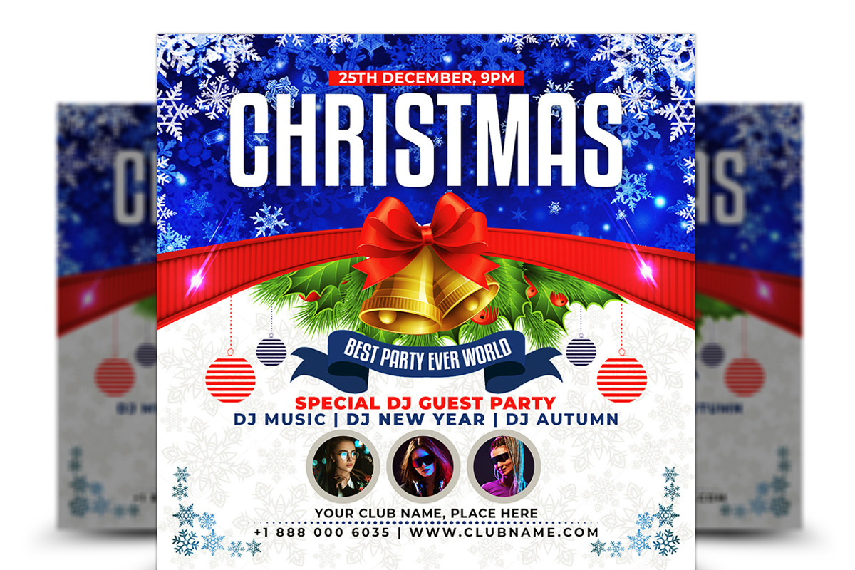 Christmas Flyer, a Flyer Template by AfzaalGraphics (Photo 1 of 2)