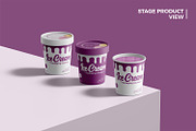 Ice Cream Tub Mockup, a Packaging Mockup by RamStudio2 (Thumbnail 9 of 14)