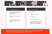 Black Luxury Shopify Website Banners, a Shopify Template by Template Twist Shop (Thumbnail 3 of 5)