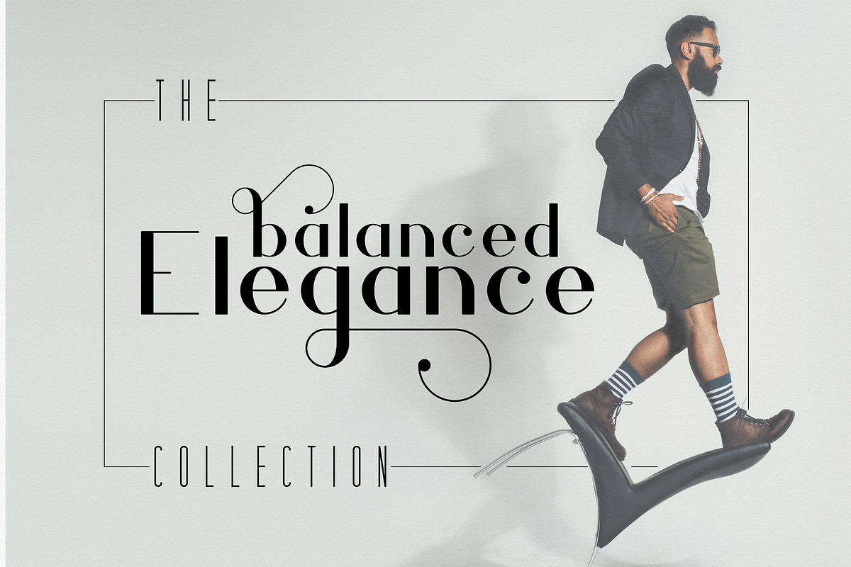 Hashtag Moderna - duo font + Extra preview 2