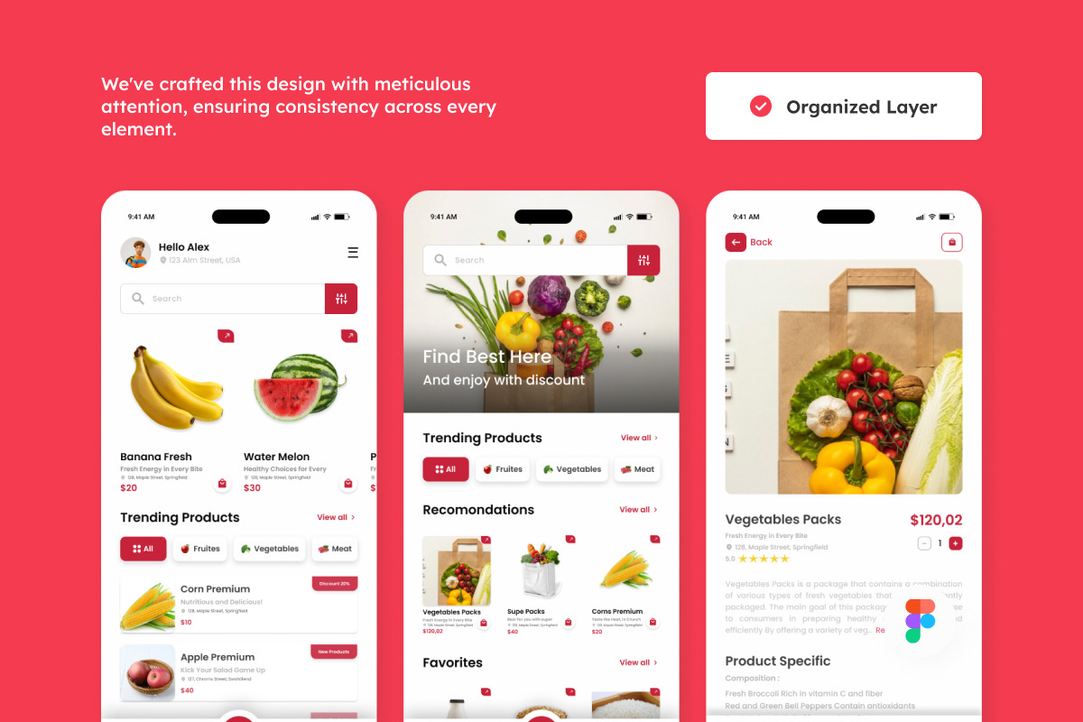 Shopyu - Grocery Mobile App, an App Template by twinstd (Photo 2 of 5)