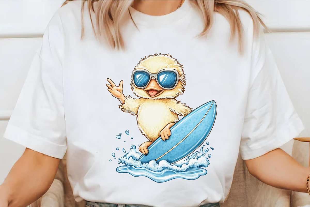 Cute Beach Chick PNG Clipart, an Illustration by designcity5 (Photo 3 of 5)