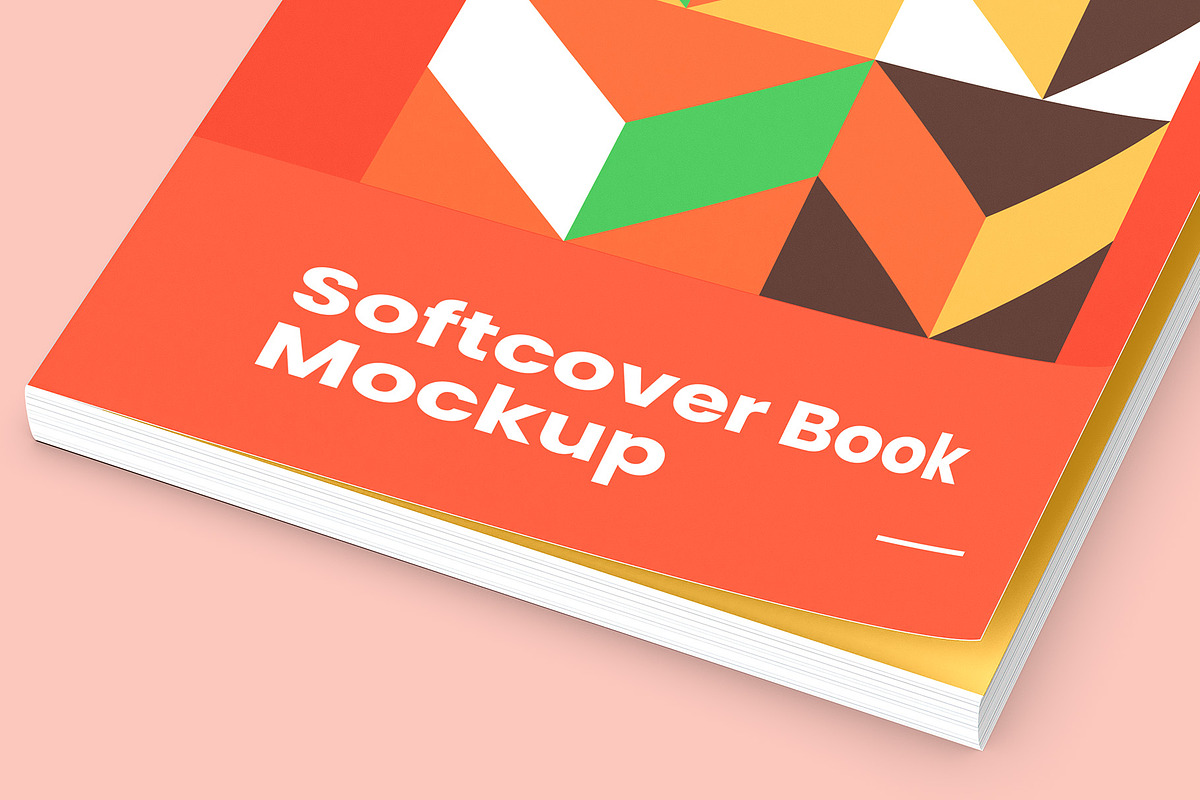 Softcover Book Mockup - 12 views, a Books & Magazine Mockup by Illusiongraphic (Photo 21 of 25)