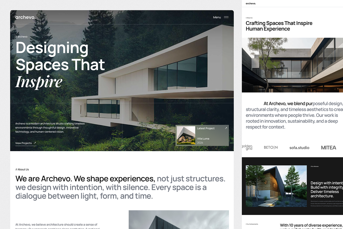 Archevo – Architecture Figma UI Kit, an UI Kit Template by TNCFlow (Photo 3 of 6)