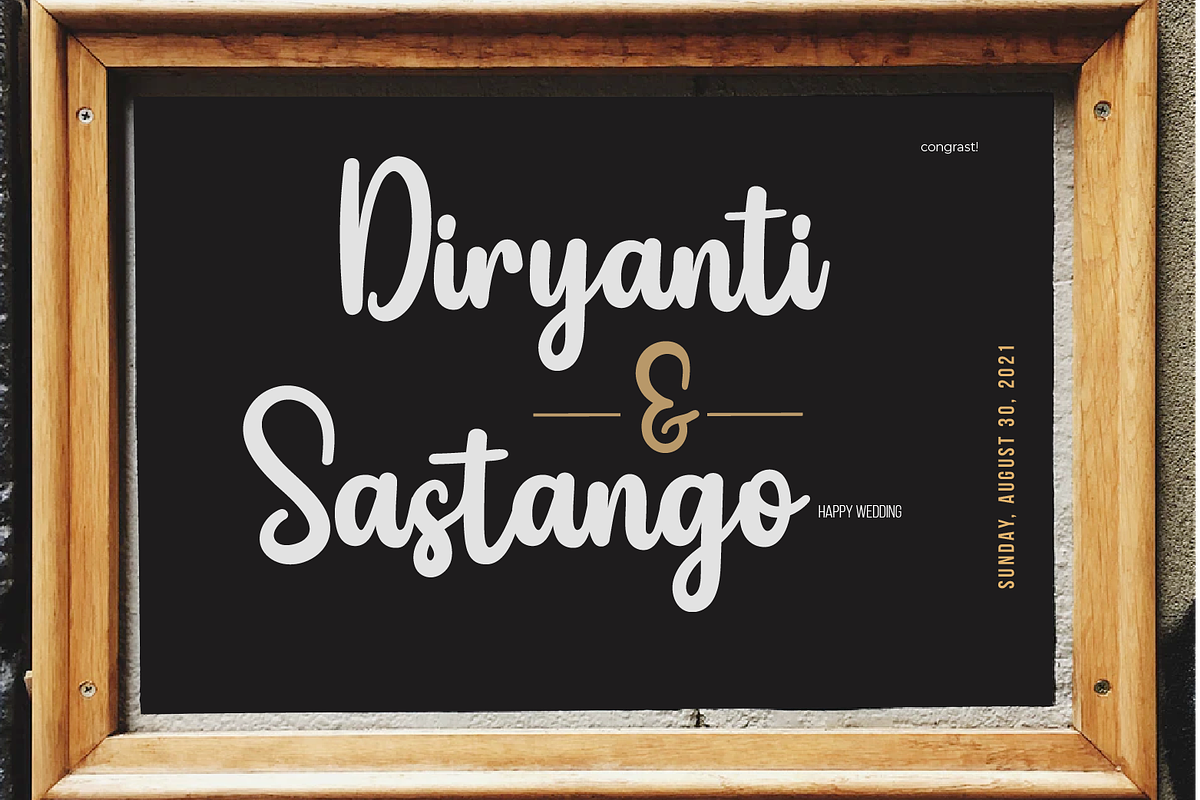 Battiest, a Script Font by twinstd (Photo 7 of 20)