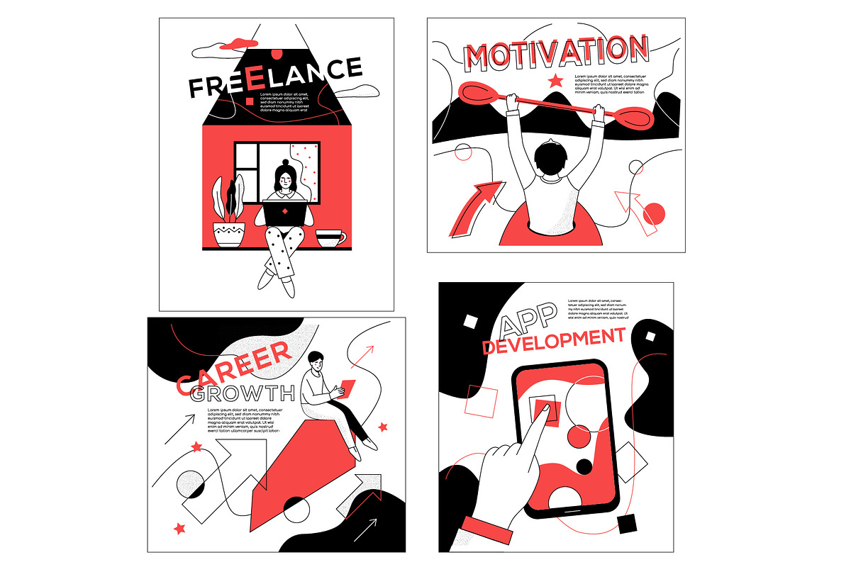 Lines & Shapes Illustrations, an iPhone Mockup by Boyko Pictures (Photo 10 of 12)